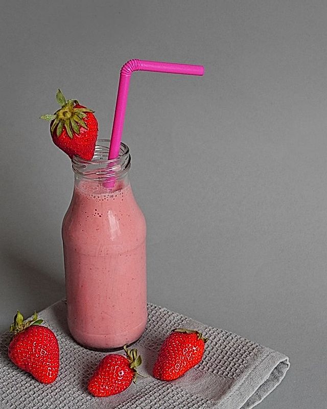Erdbeer - Shake mit Joghurt