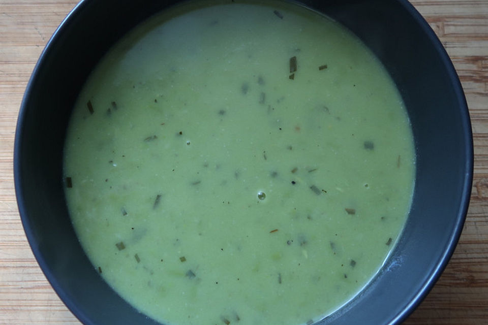 Erbsen-Kokos-Suppe