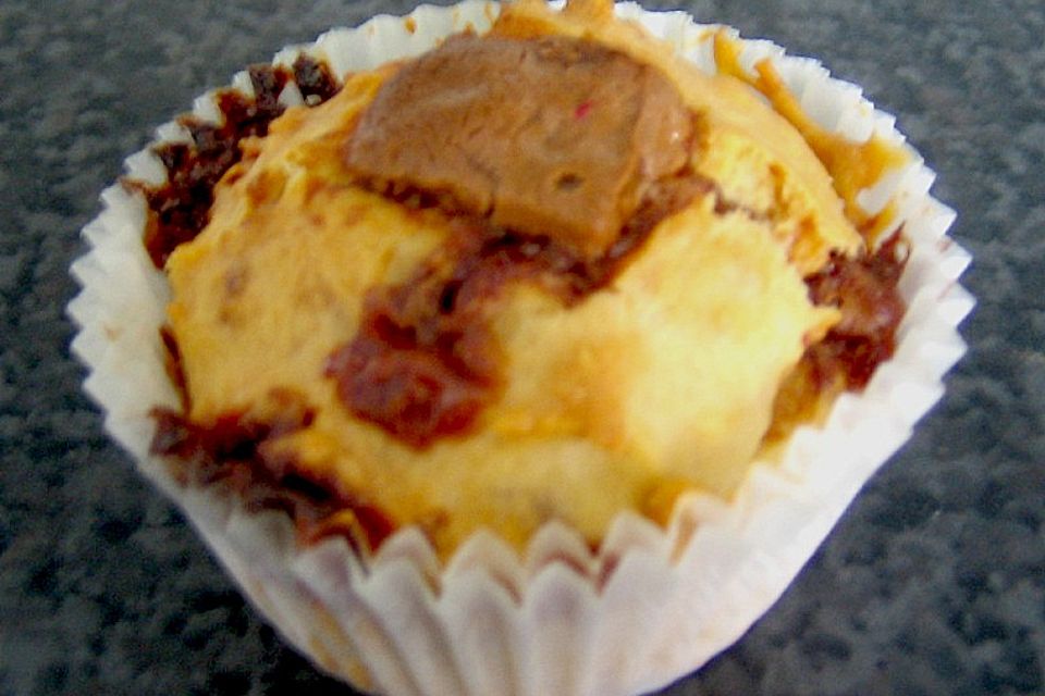 Erdnussbutter - Muffins