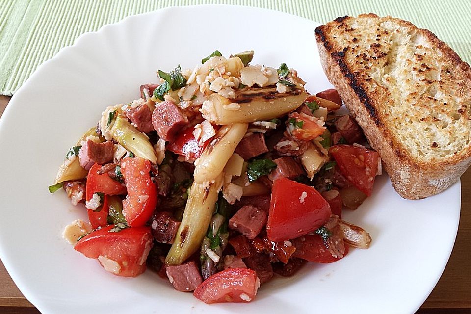 Spargelsalat, italienisch