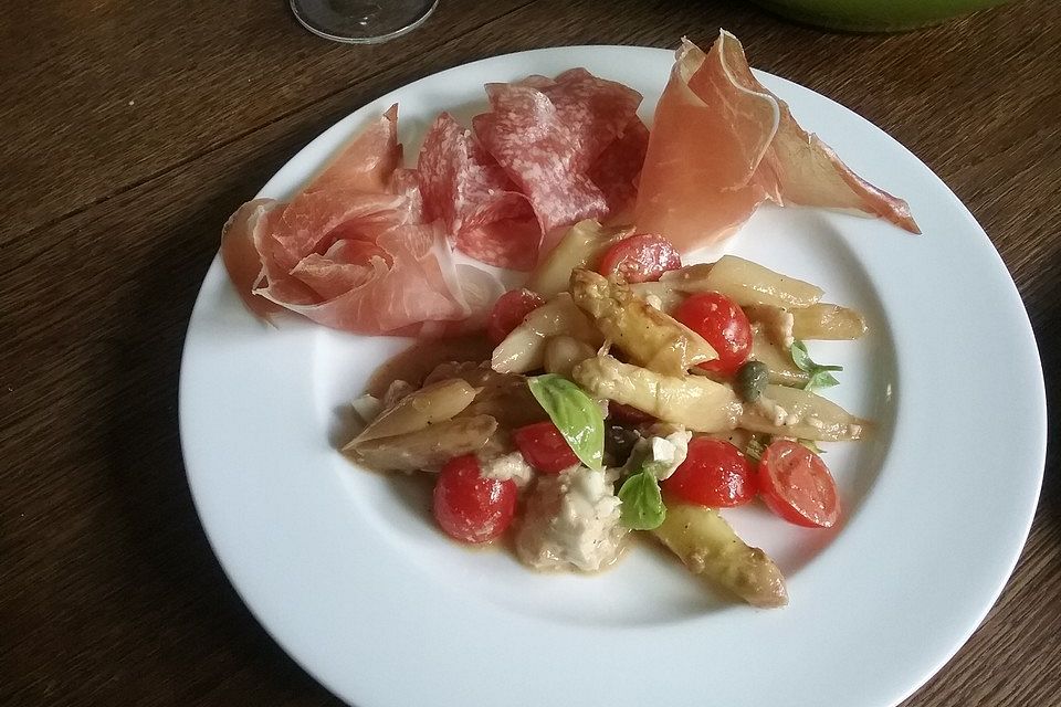 Spargelsalat, italienisch