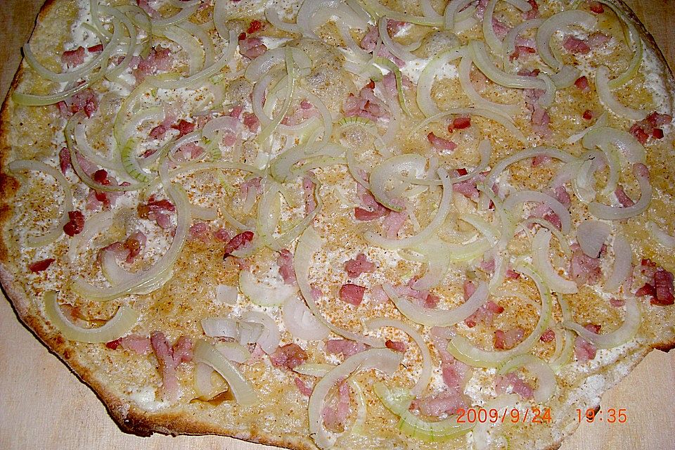 Elsässer Flammkuchen