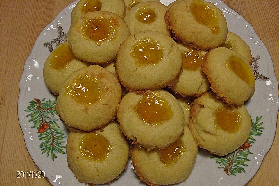 Zitronenhäufchen mit Lemon Curd