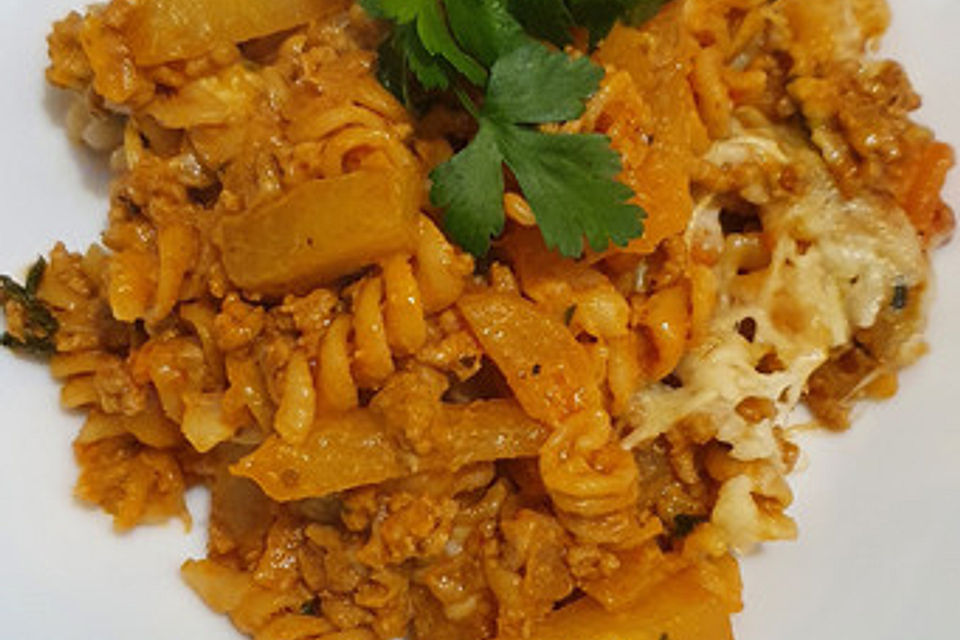 Nudelauflauf Bolognese