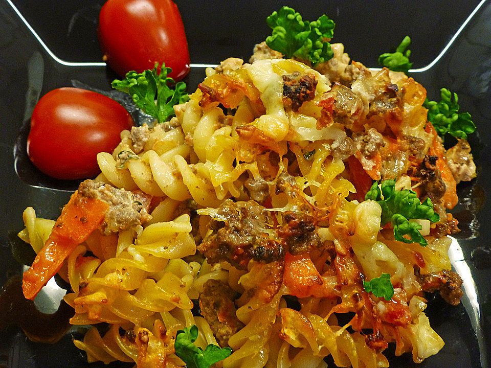 Nudelauflauf Bolognese von Sandy2509| Chefkoch