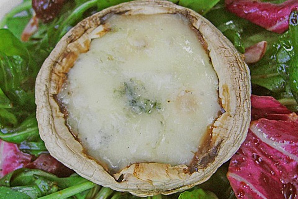 Gefüllte Champignons mit Gorgonzola