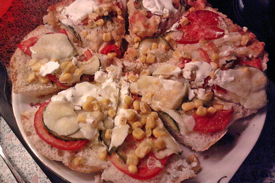 Fladenbrotpizza 'Caprese'