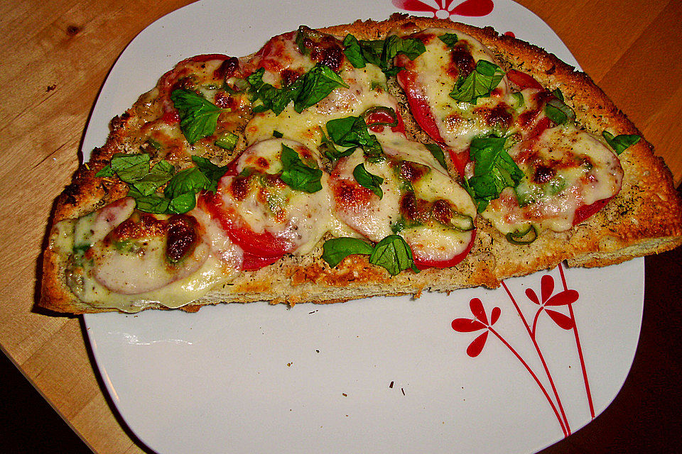 Fladenbrotpizza 'Caprese'