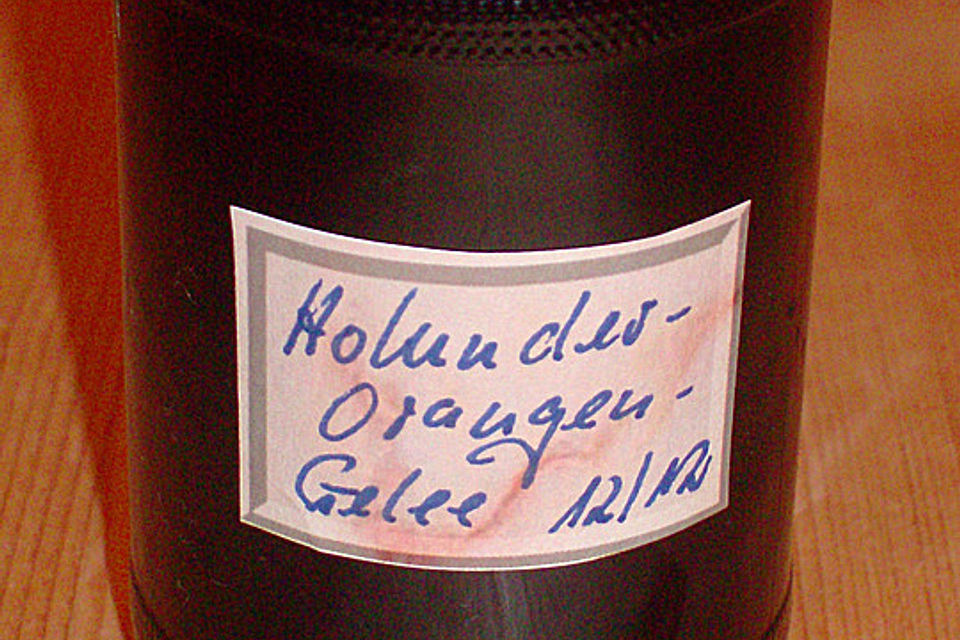 Holunder - Orangen Gelee