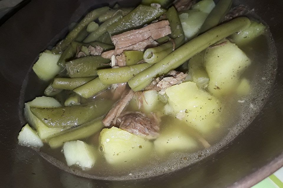 Norddeutsche Bohnensuppe