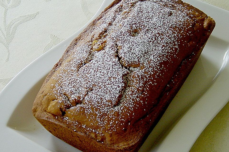 Kürbiskuchen mit feinen Gewürzen