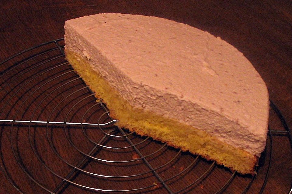 Frischer Himbeer - Quark - Kuchen