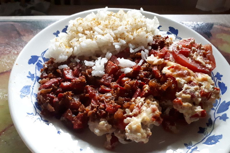 Brunch - Pute mit Tomate überbacken