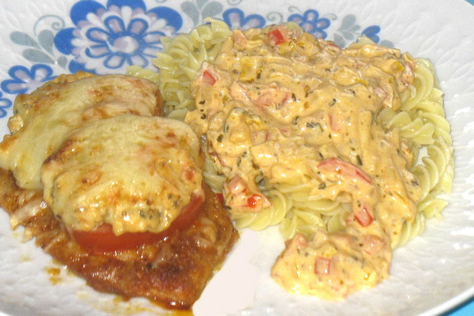 Brunch - Pute mit Tomate überbacken