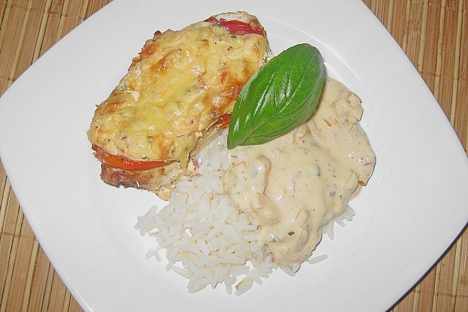 Brunch - Pute mit Tomate überbacken