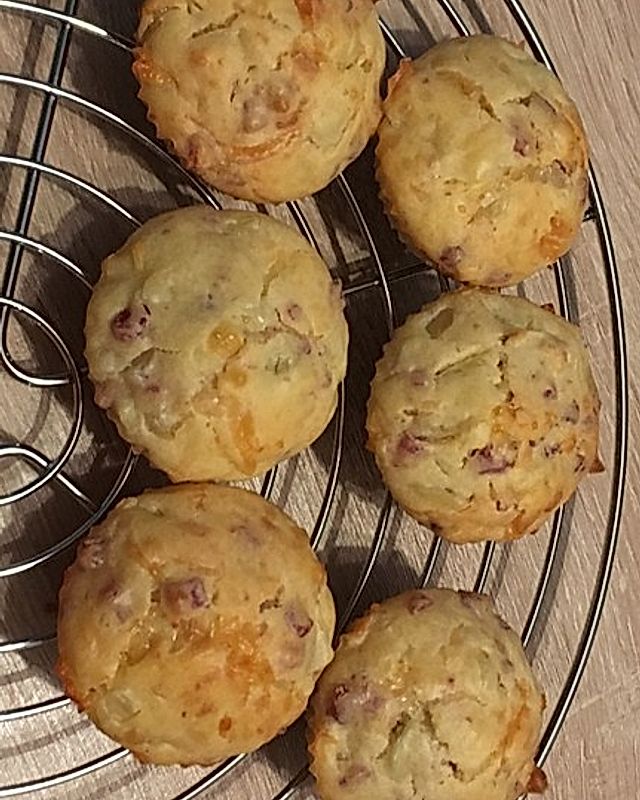 Muffins mit Speck - Zwiebeln
