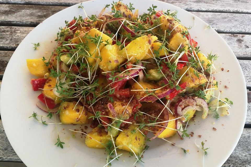 Frischer Mangosalat