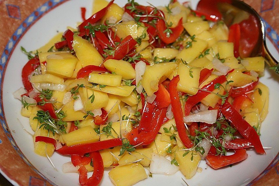 Frischer Mangosalat