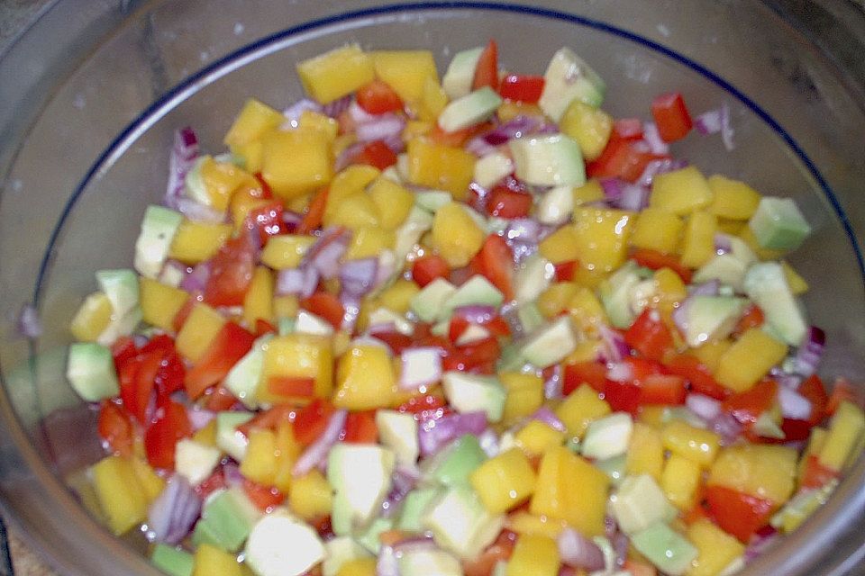 Frischer Mangosalat