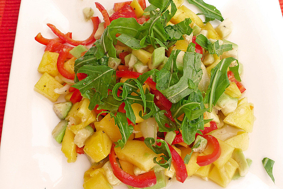 Frischer Mangosalat