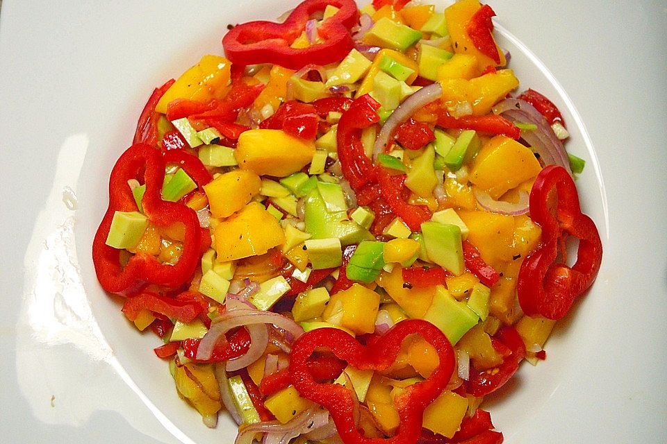 Frischer Mangosalat