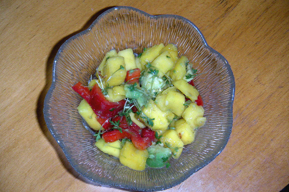 Frischer Mangosalat