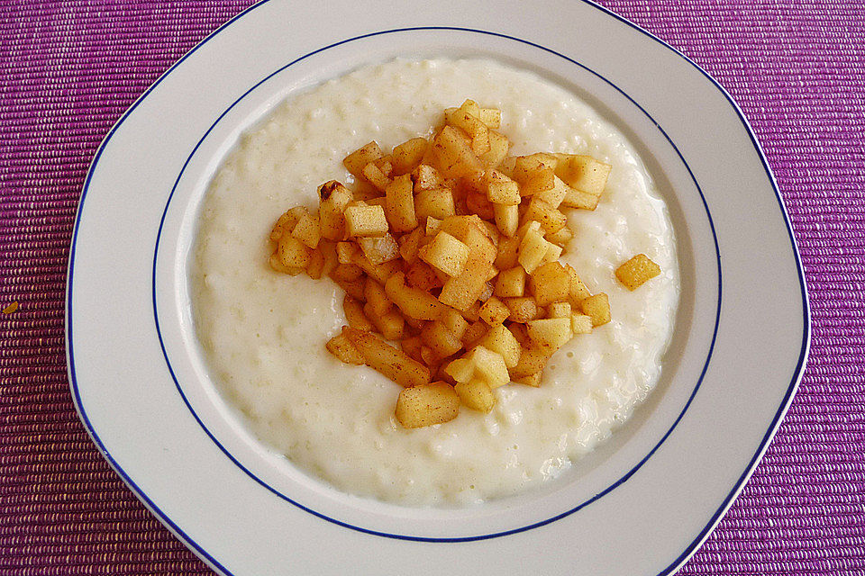 Albertos Milchreis mit Zimtäpfeln