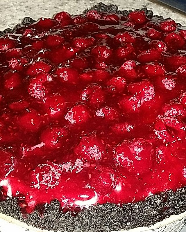 Raspberry Ganache Pie