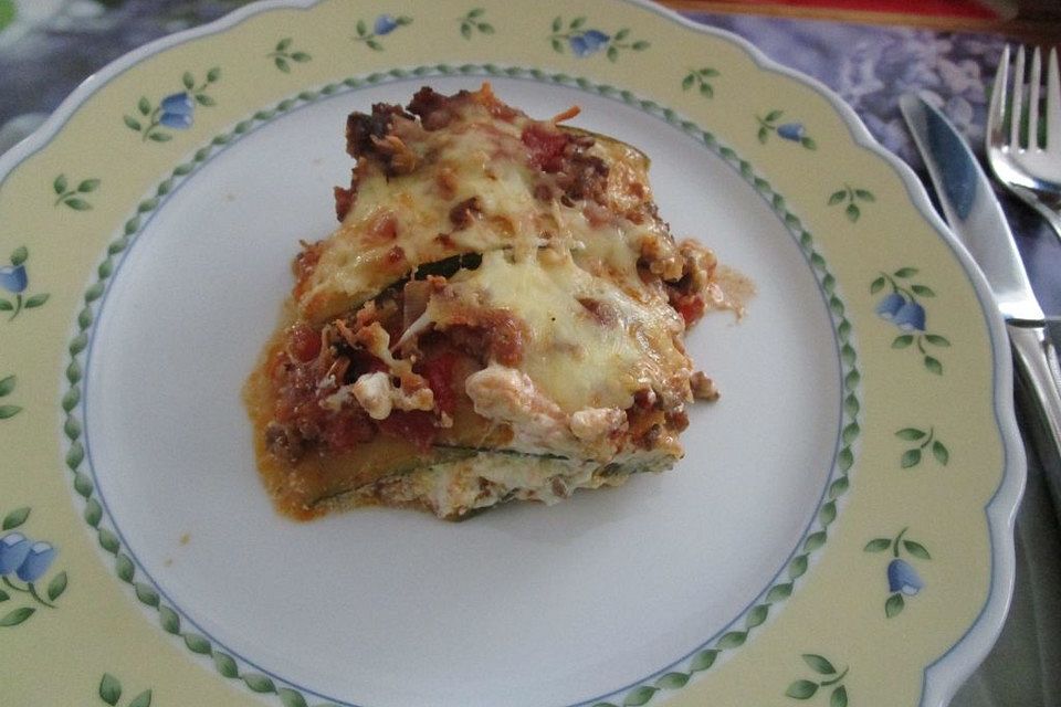 Zucchinilasagne