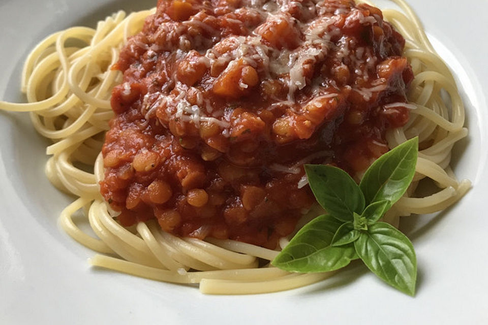 Linsenbolognese