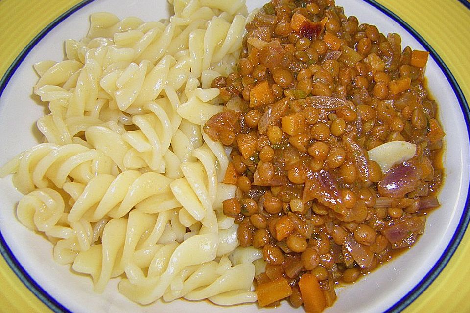 Linsenbolognese