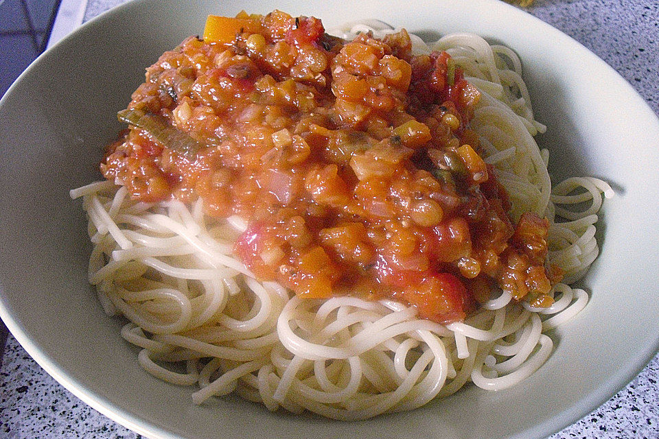 Linsenbolognese