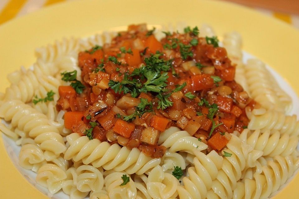 Linsenbolognese