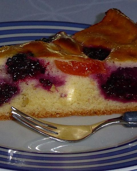 Gedeckter Brombeerkuchen - Rezepte Suchen