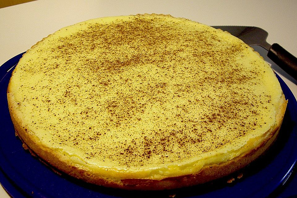 Rahmkuchen mit Mürbeteig