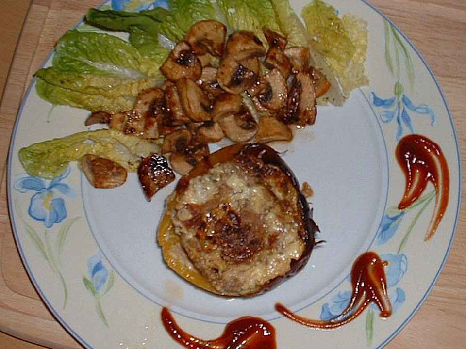 Gefüllte Paprikaschote mit Basalmico - Pilzen von chilli_4| Chefkoch