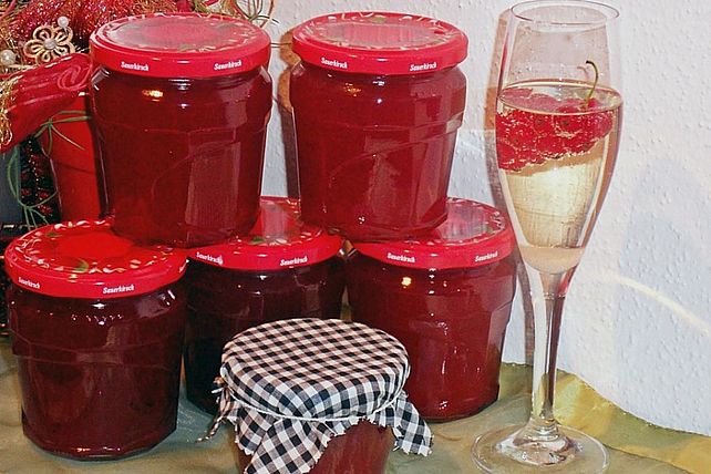 Johannisbeer-Sekt-Gelee von putzi74| Chefkoch
