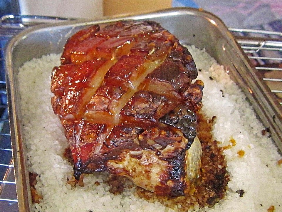 Fabelhafte Salzkrustenbraten Im Backofen Bild