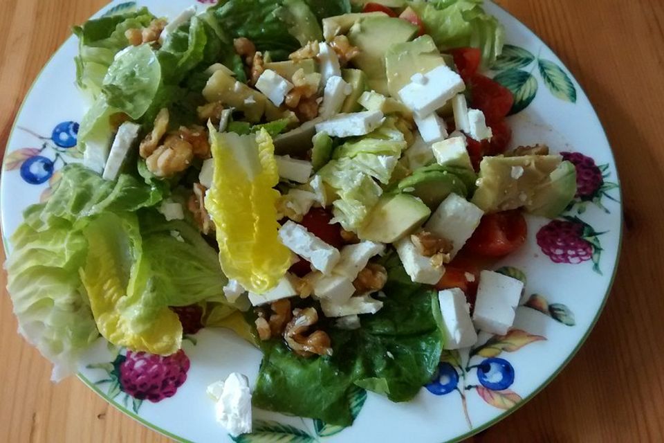 Bunt gemischter Salat