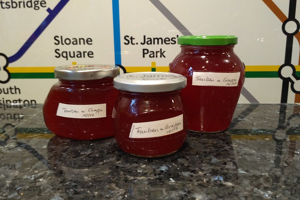 Süße Traubenmarmelade Süße Traubenmarmelade