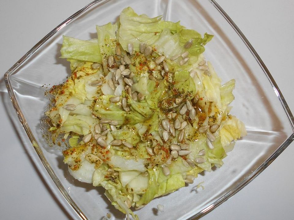 Eisbergsalat Mit Eberrautendressing - Rezepte Suchen