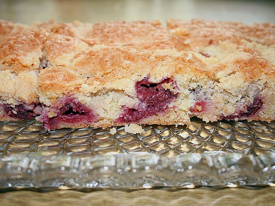 Kirschkuchen mit Zimtstreuseln von freßbäckchen| Chefkoch