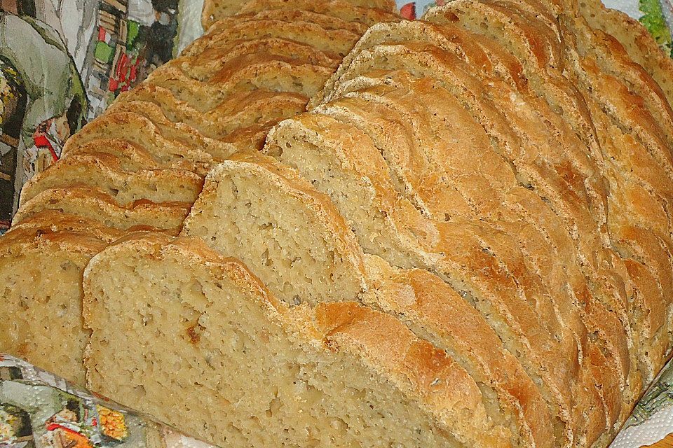 Zwiebelbrot mit Thunfisch