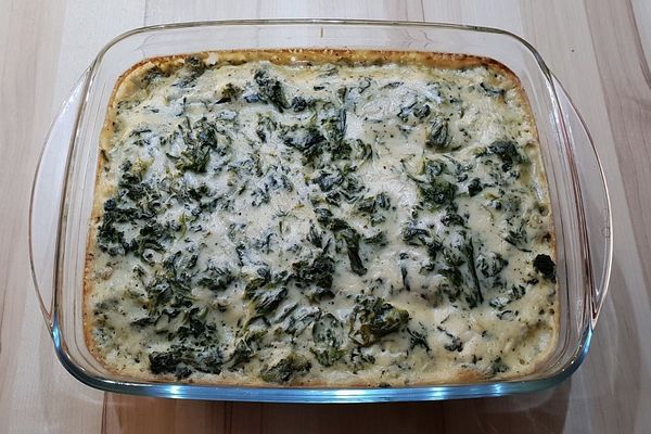 Überbackener Lachs auf Blattspinat von Caja1970 | Chefkoch