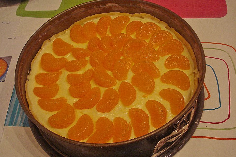 Mandarinen - Schmand - Kuchen