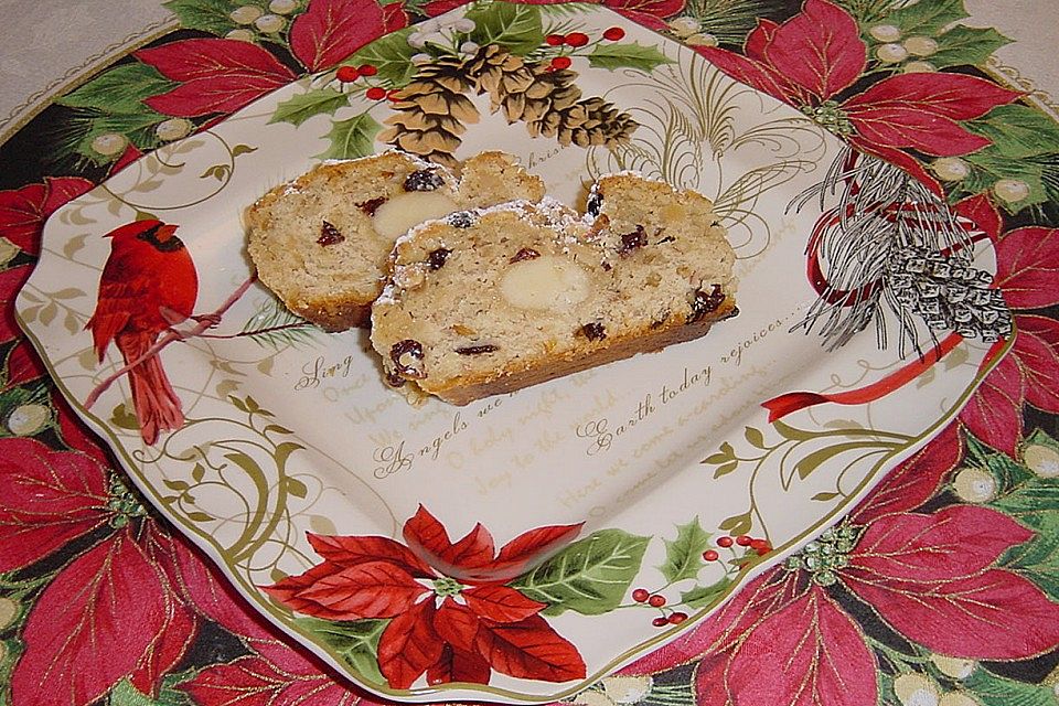 Stollen mit Marzipanfüllung