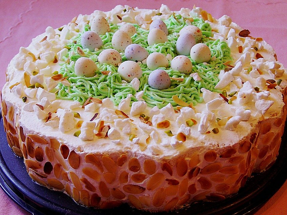 Käse - Sahne - Torte mit Baiser von ManuGro| Chefkoch