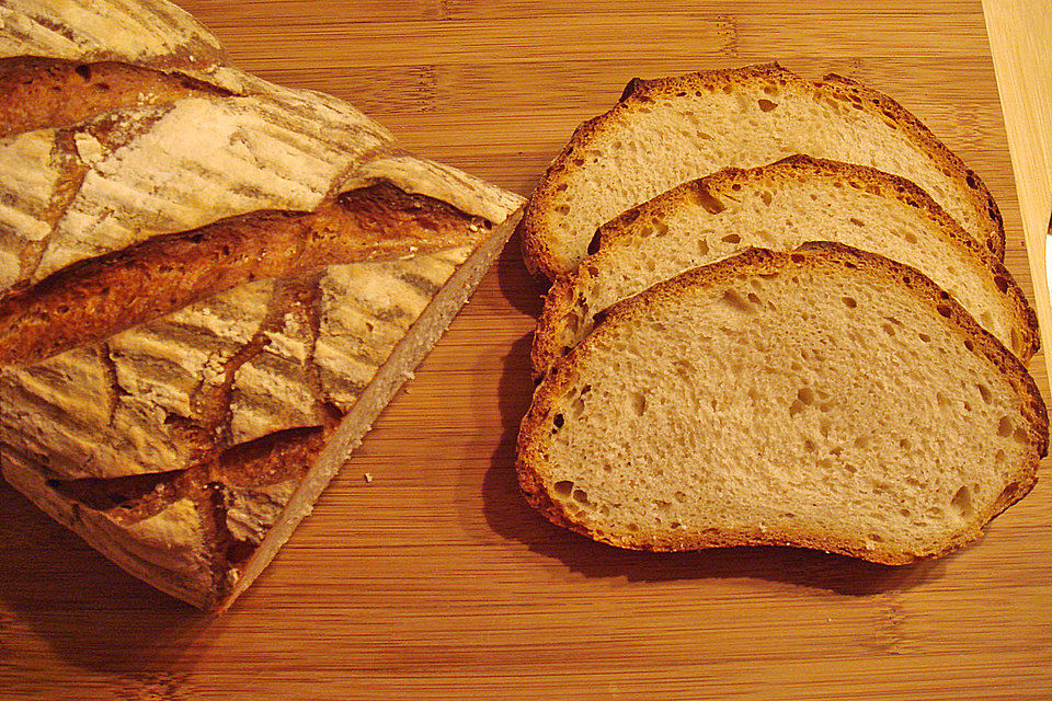 Weißbrot mit Sauerteig