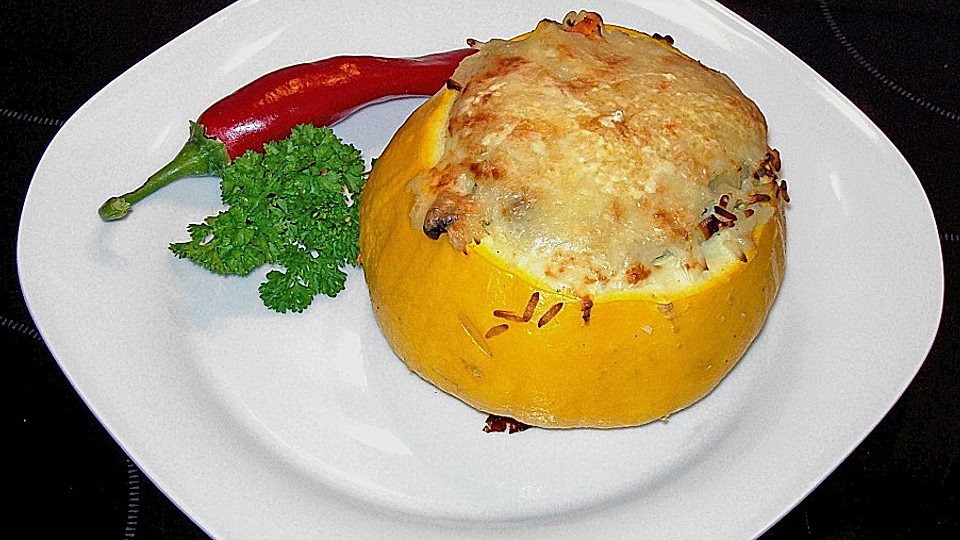 Ufo Zucchini Gefullt Von Maryannst Chefkoch 