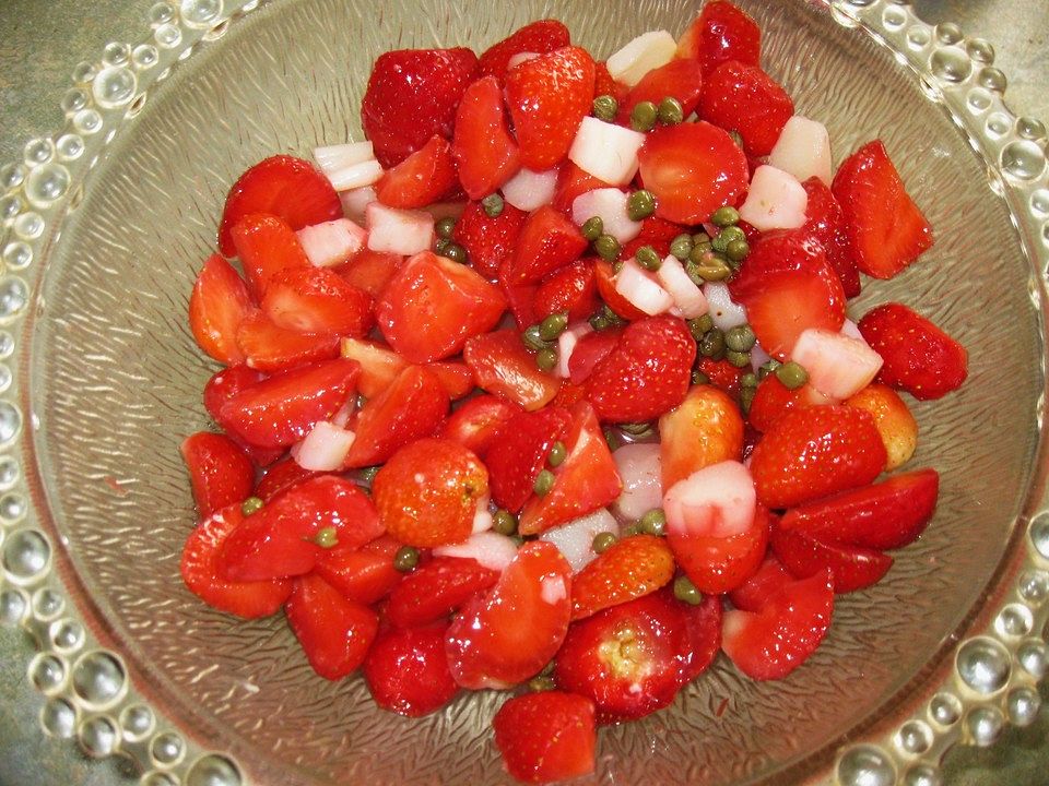 Erdbeeren mit Grüner - Pfeffer - Marinade von HeavenCanWait| Chefkoch